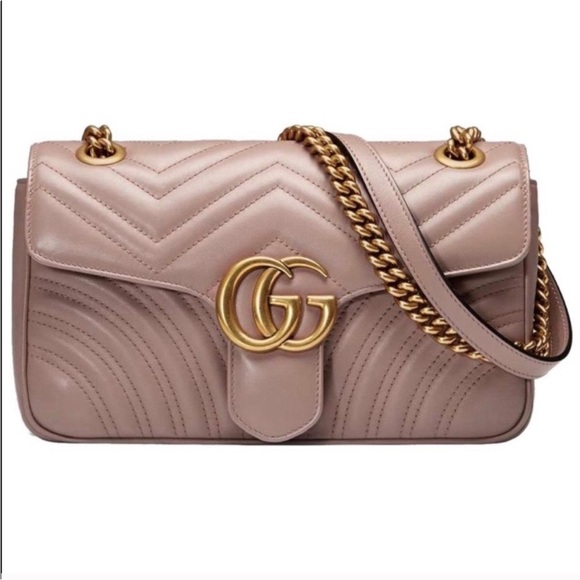 Gucci Marmont matelassé shoulder bag in Porcelain Rose 🌸 - Picture 16 of 16